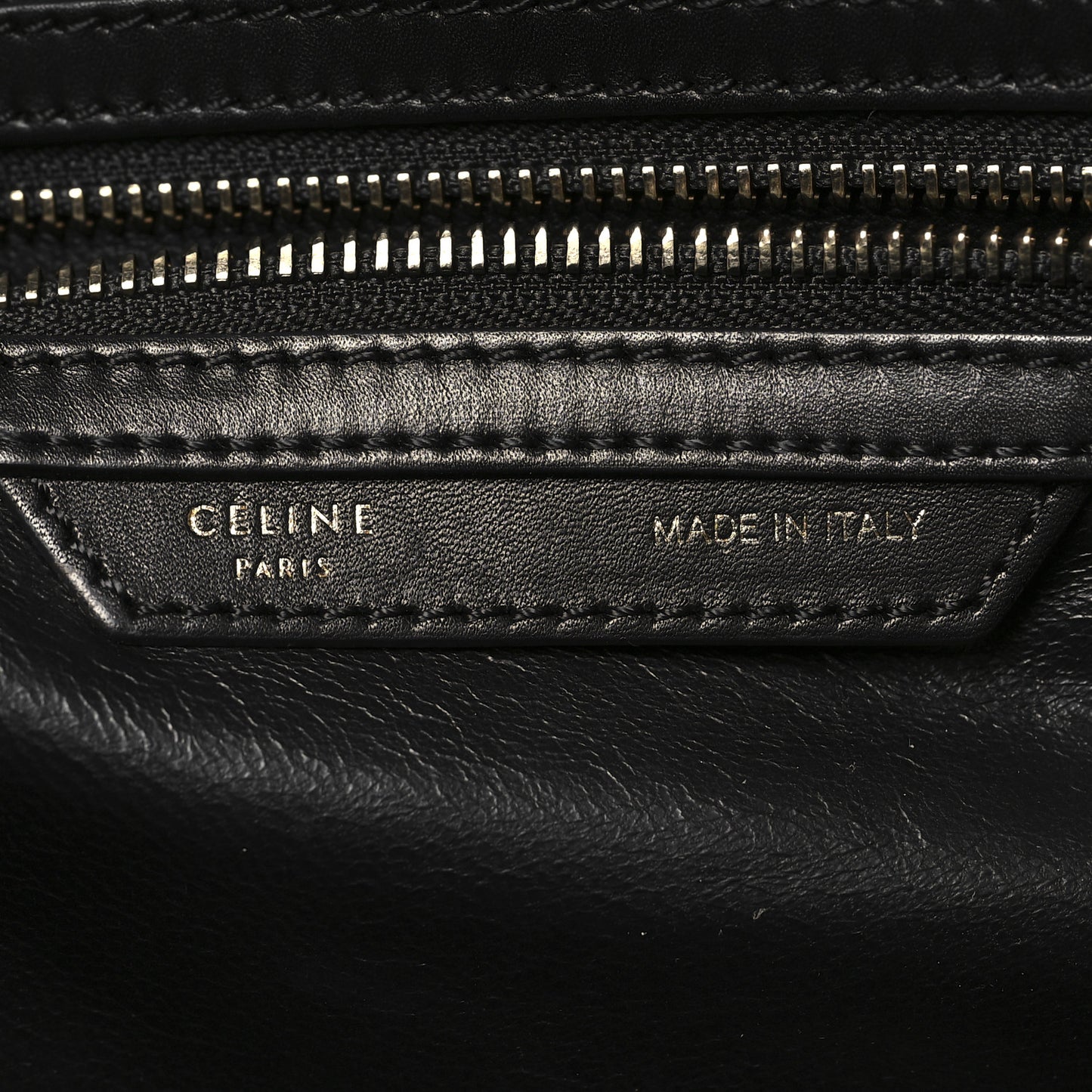 Smooth Calfskin Mini Bi-Color Luggage Forest Black
