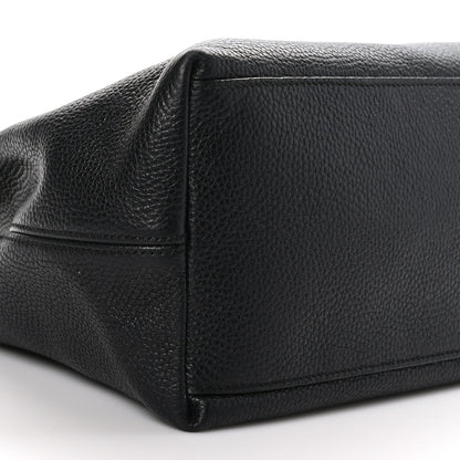 Gucci Pebbled Calfskin Medium Soho Chain Shoulder Bag Black 8 of 11