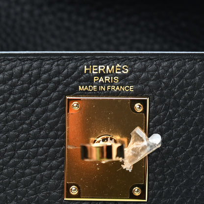 Hermes Togo Kelly Ado Backpack Black 6 of 9