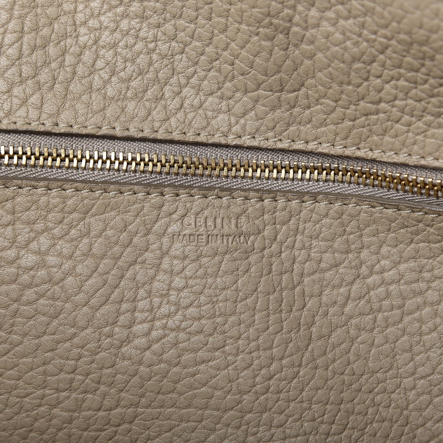 Celine Crisped Calfskin Large Tie Knot Tote Light Taupe 8 of 9