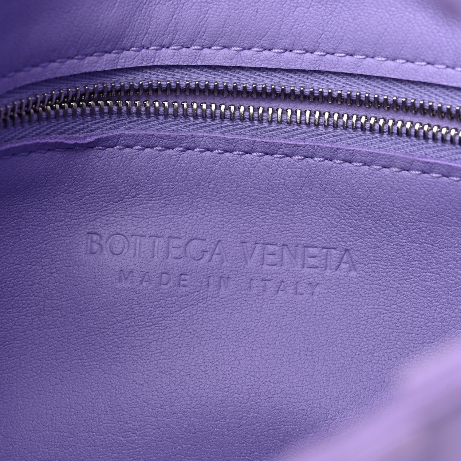 Bottega Veneta Lambskin Intreccio Cassette Crossbody Bag Wisteria 6 of 9