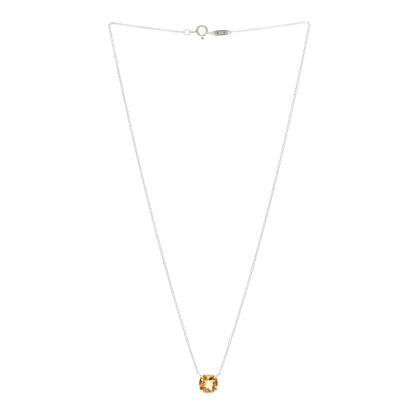 Tiffany Sterling Silver Citrine Sparklers Pendant Necklace 3 of 4