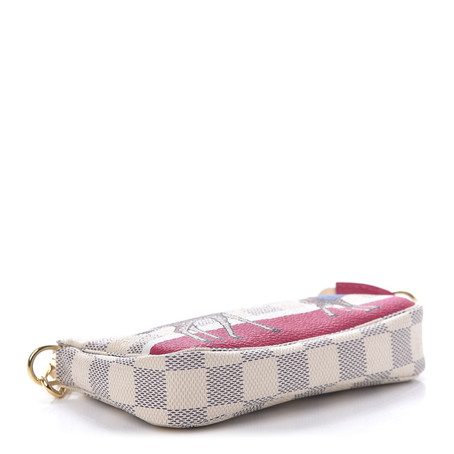 Damier Azur 2017 Christmas Animation Mini Pochette Accessories
