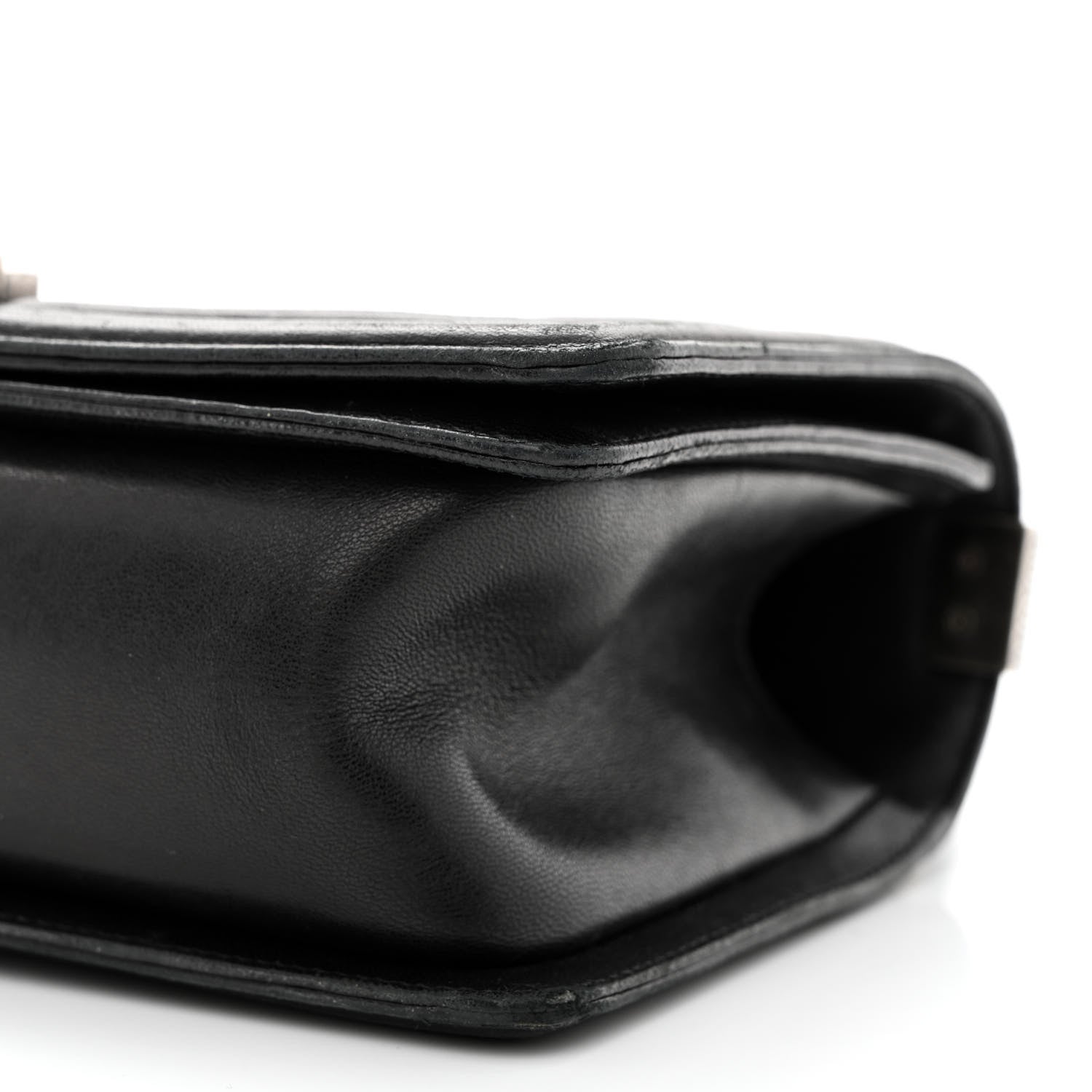 Chanel Lambskin Quilted Medium Boy Flap Black 10 of 13