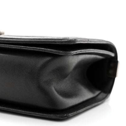 Chanel Lambskin Quilted Medium Boy Flap Black 10 of 13