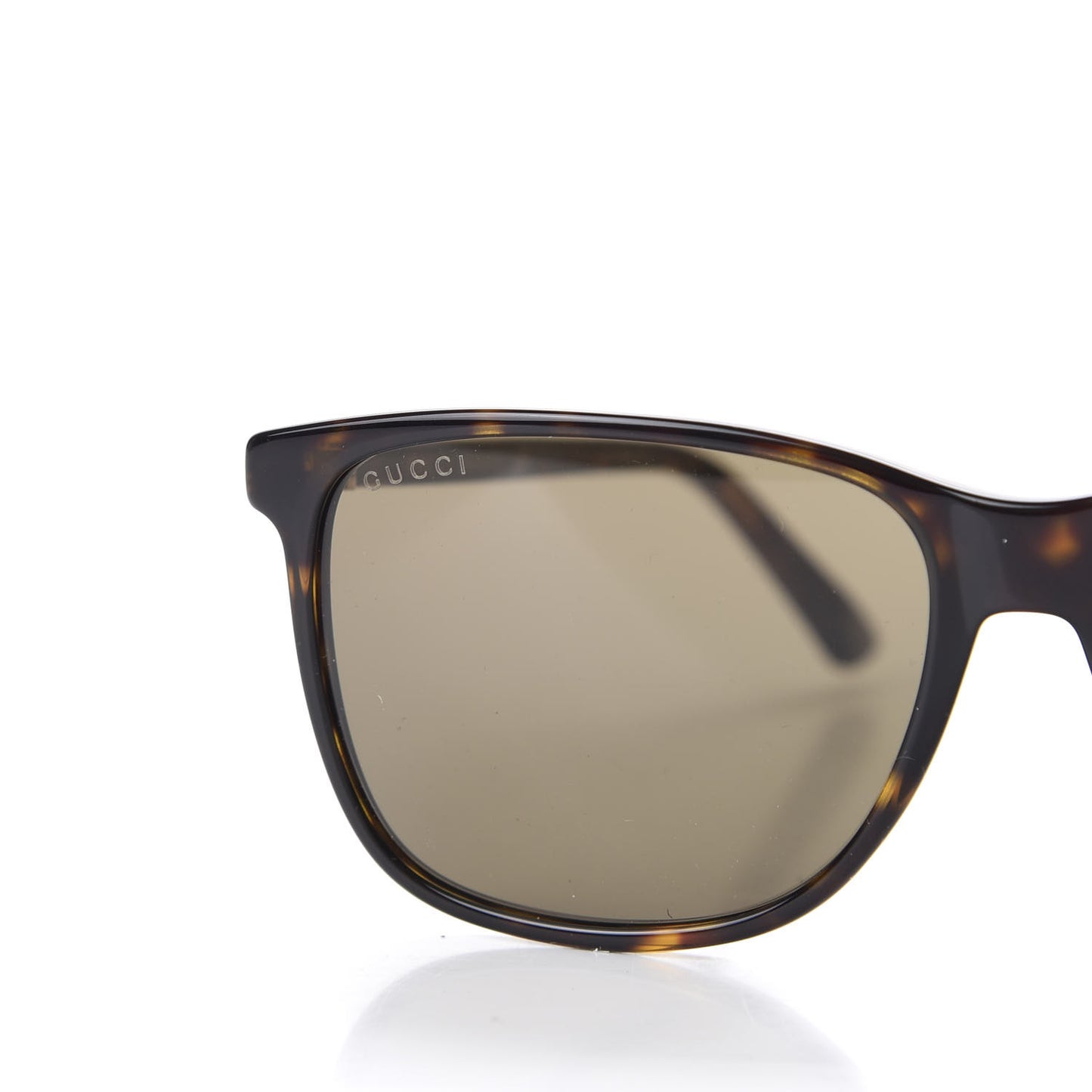 Square Frame GG0017S Sunglasses Havana