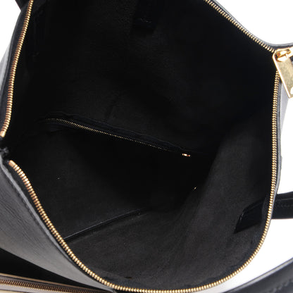 Celine Calfskin Folded Cabas Black White 7 of 9
