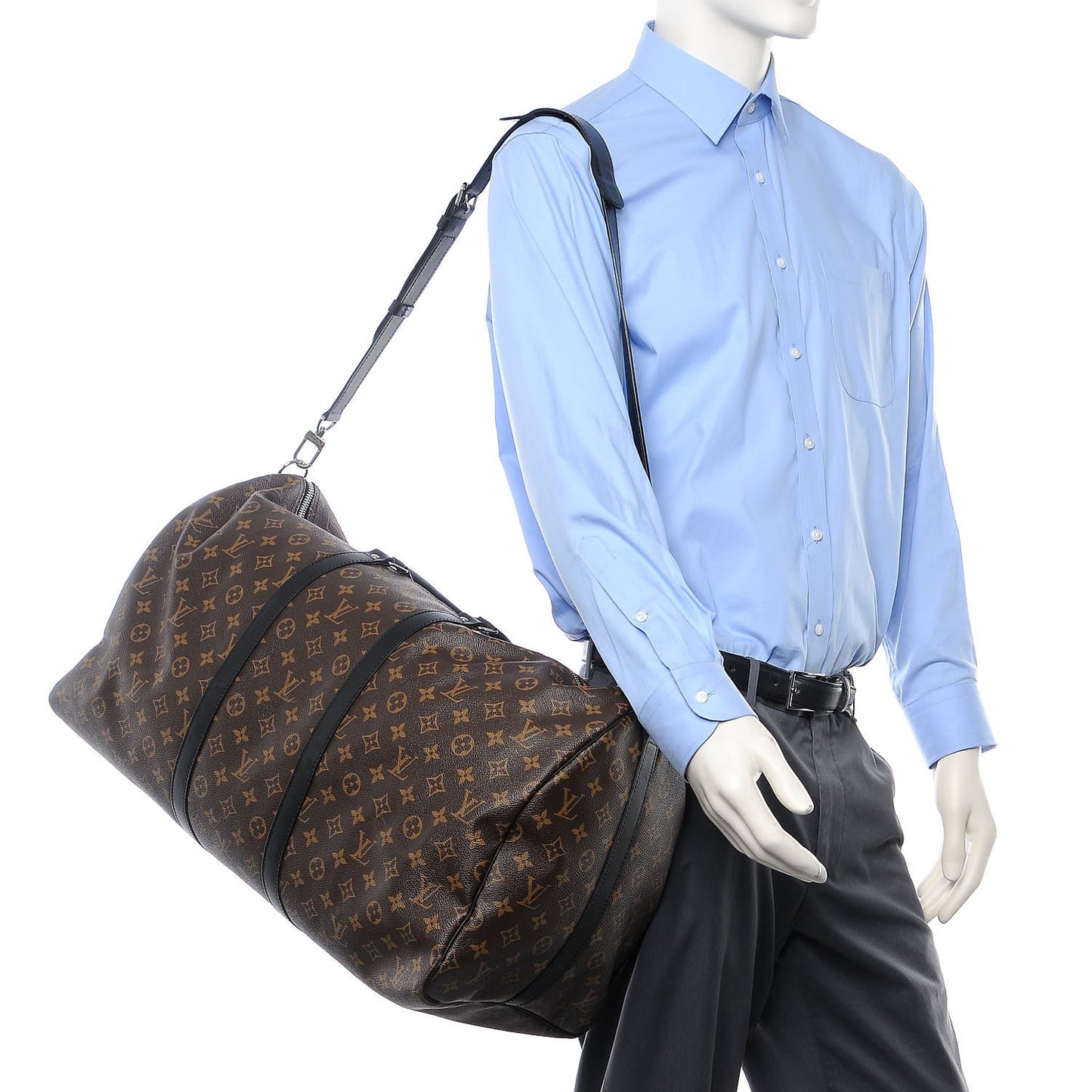 Monogram Macassar Keepall Bandouliere 55