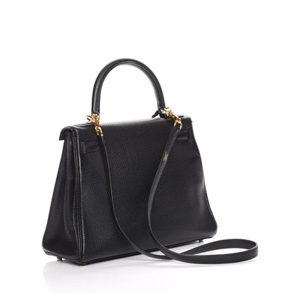 Hermes Togo Kelly Retourne 28 Black 4 of 28