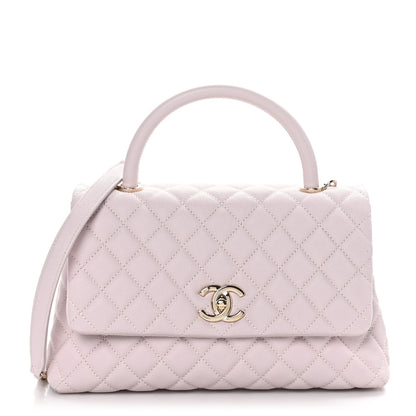 Chanel Caviar Quilted Small Coco Handle Flap Lilas Lilac 1 of 11
