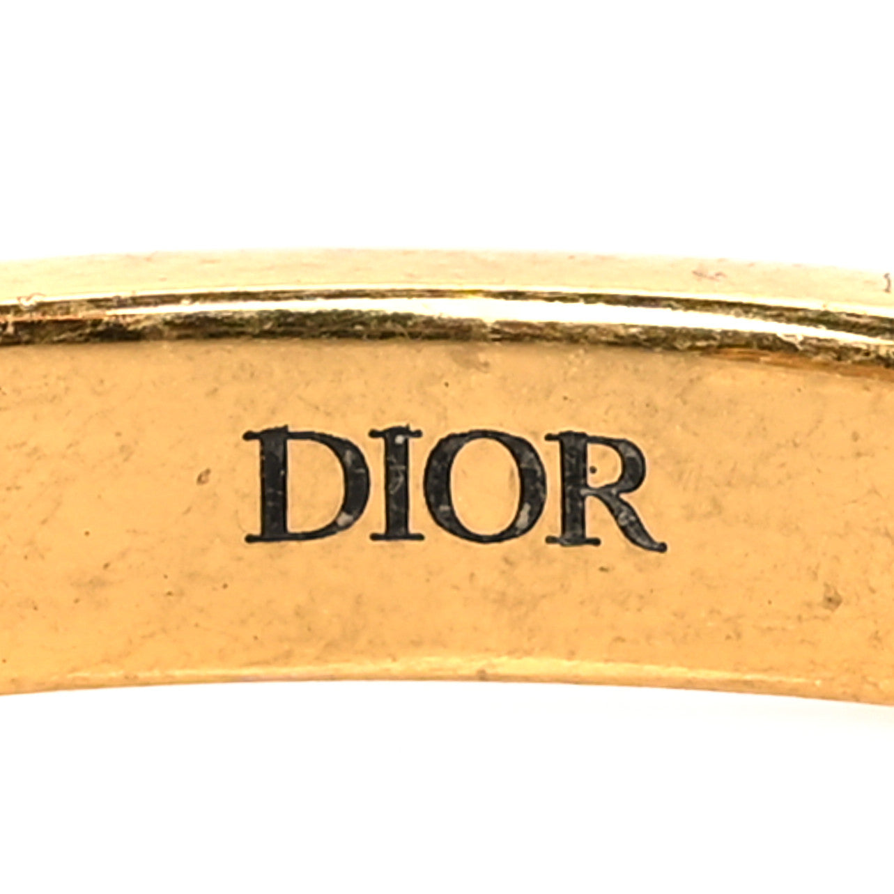 Metal J'Adior Bracelet Cuff Gold