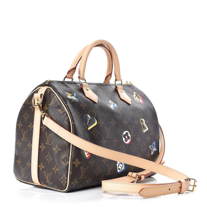 Louis Vuitton Monogram Love Lock Speedy Bandouliere 30 3 of 10