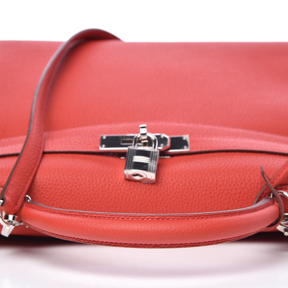 Hermes Togo Kelly Retourne 32 Vermillion 33 of 36