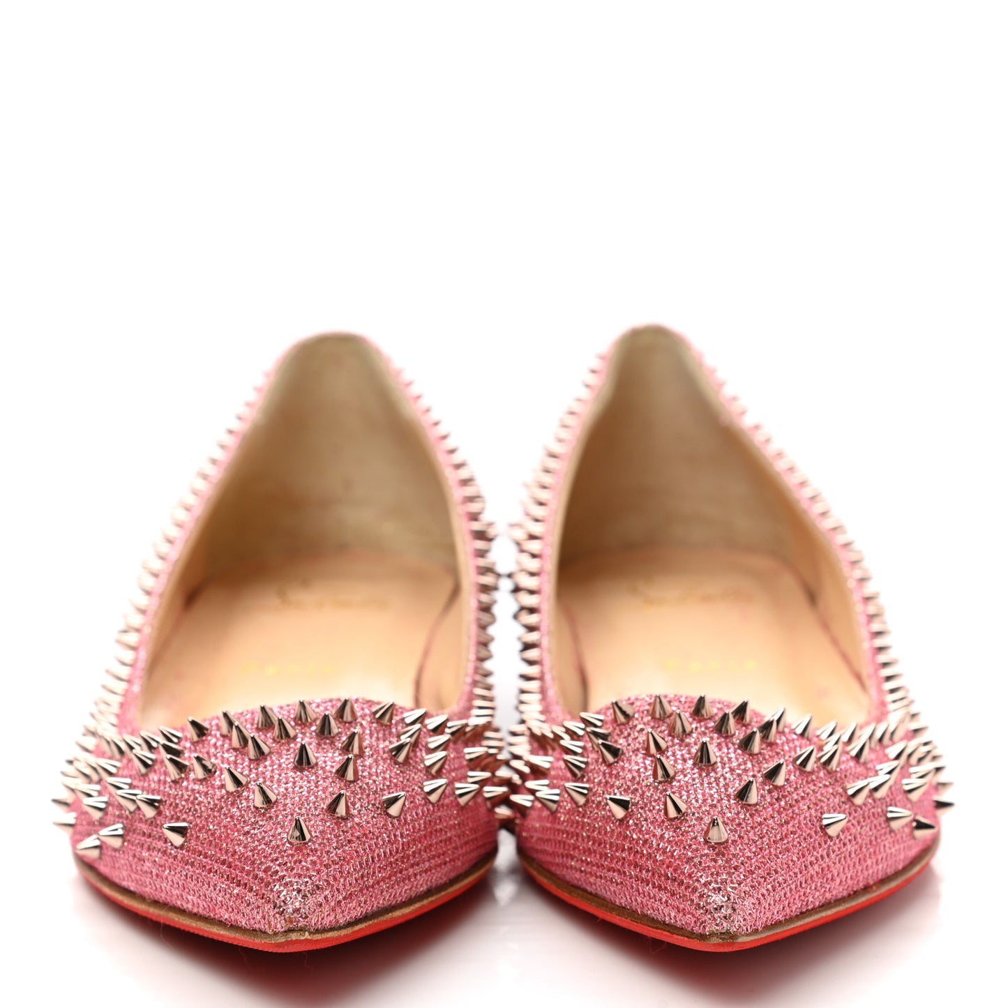 Glitter Diams Follies Spikes Flats 38 Pink