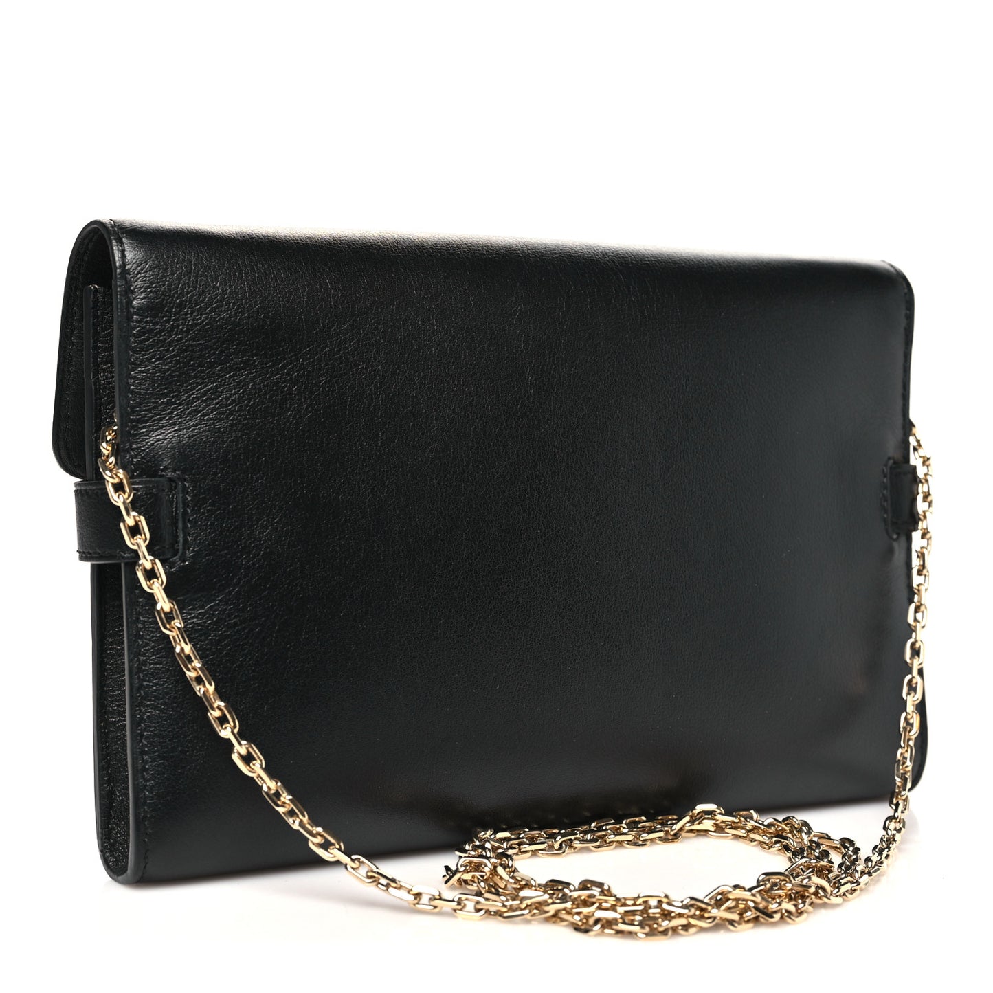 Calfskin Tempete Pochette Black
