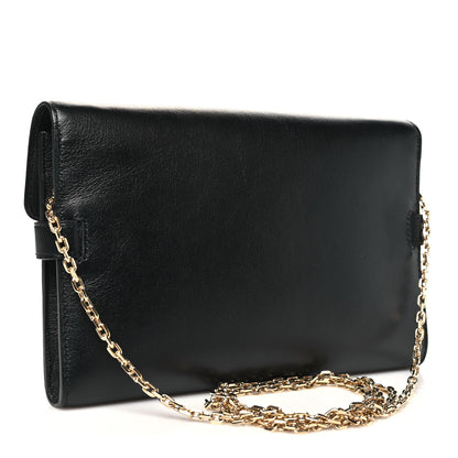 Delvaux Calfskin Tempete Pochette Black 4 of 10