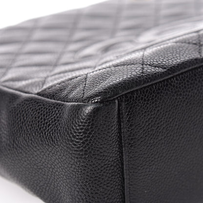 Chanel Caviar Quilted Petit Shopping Tote PST Black 17 of 20