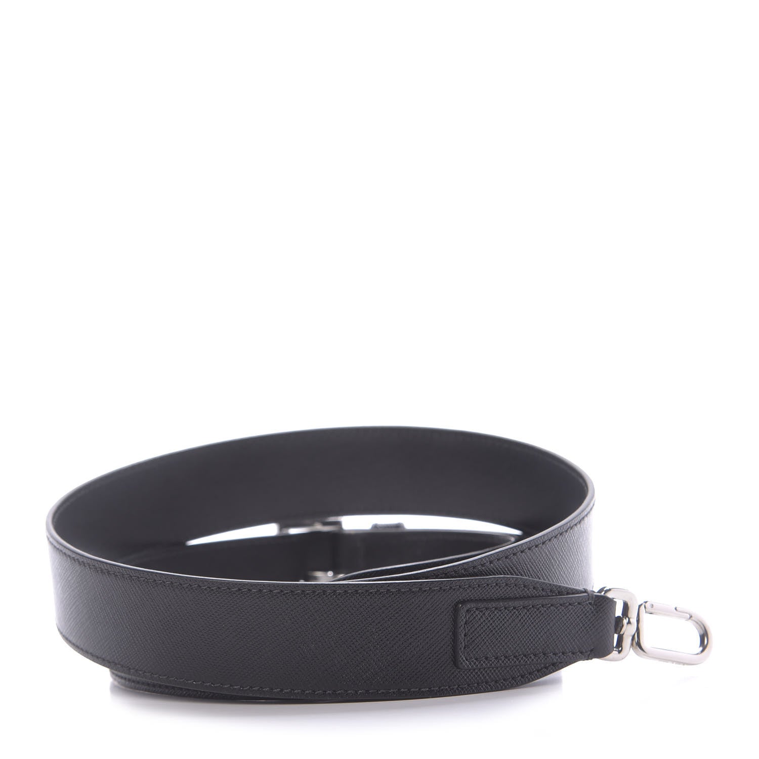 Prada Saffiano Adjustable Shoulder Strap Black 2 of 5