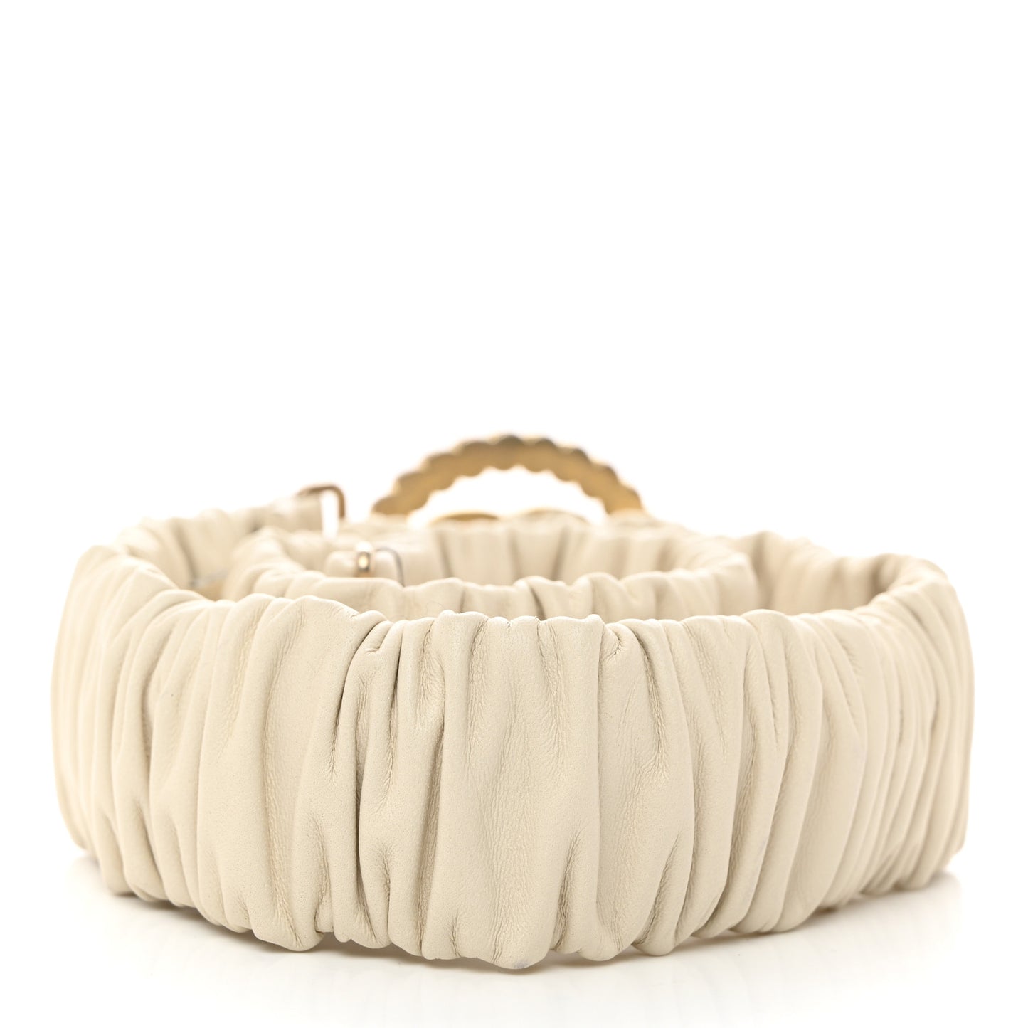 Double-G Buckle Stretch Belt 80/32 Mystic White