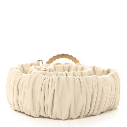 Gucci Double-G Buckle Stretch Belt 80/32 Mystic White 2 of 4