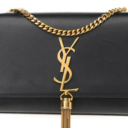 Saint Laurent Calfskin Small Classic Monogram Kate Tassel Satchel Black 7 of 10