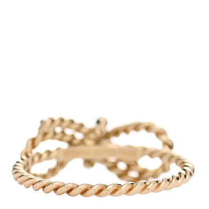 Tiffany 18K Yellow Gold Twist Bow Ring 50 5.25 3 of 4