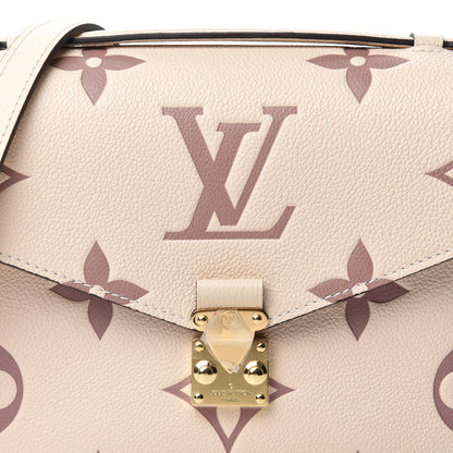 Louis Vuitton Empreinte Monogram Giant Pochette Metis Creme Bois De Rose 9 of 10