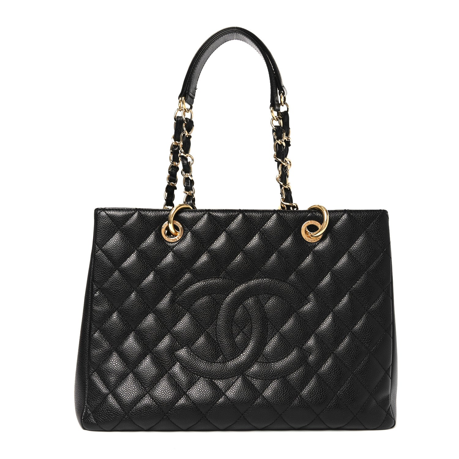 Chanel Caviar Quilted Grand Shopping Tote GST Black 1 of 10