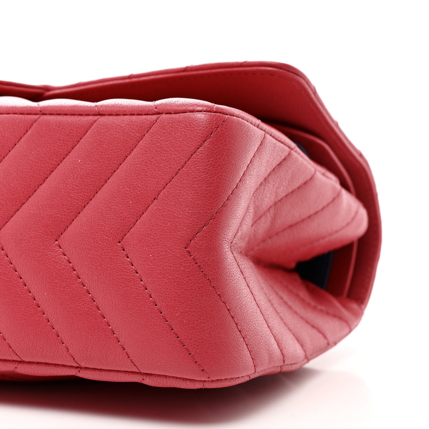 Sheepskin Chevron Quilted 2.55 Reissue 225 Flap Dark Pink