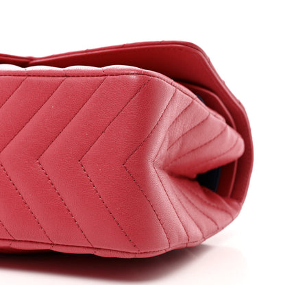 Chanel Sheepskin Chevron Quilted 2.55 Reissue 225 Flap Dark Pink 10 of 11