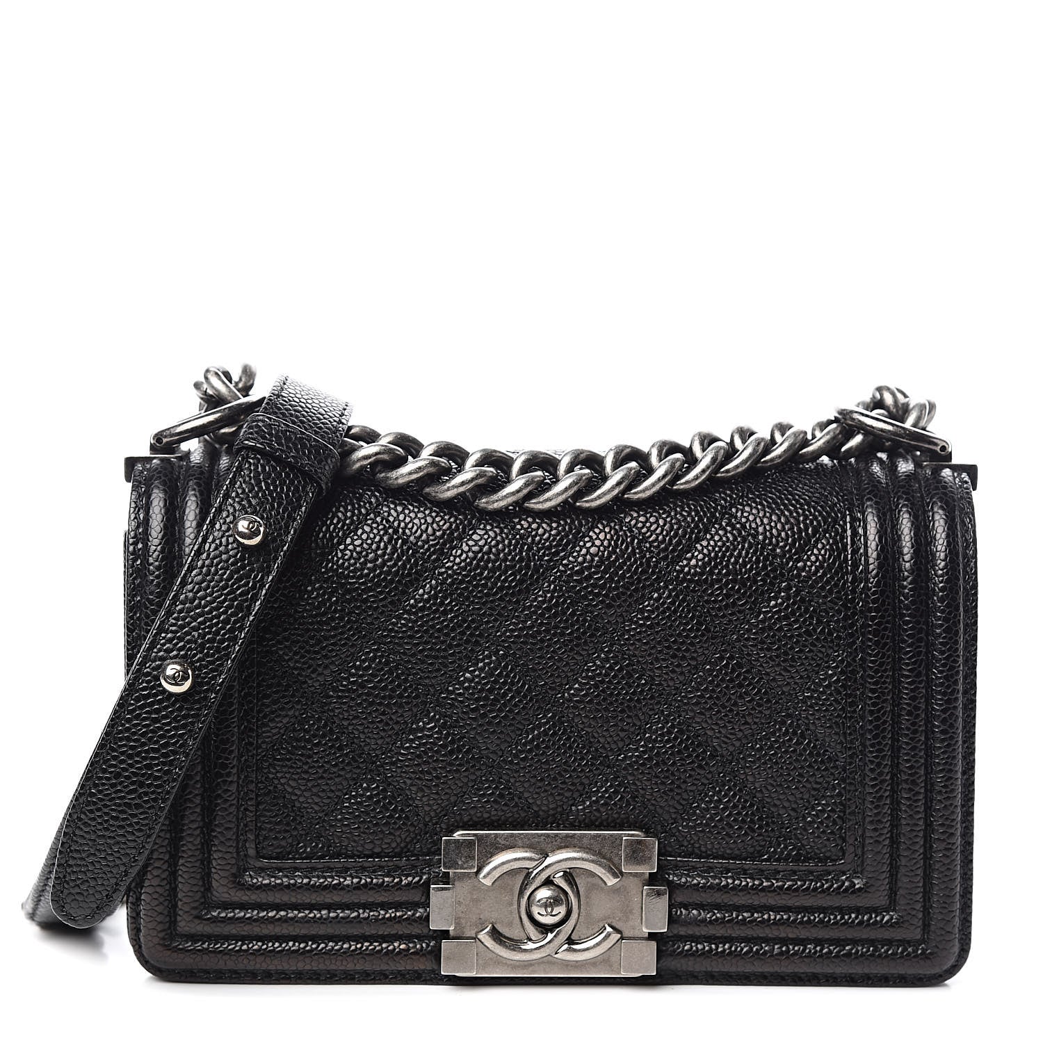 Chanel Caviar Quilted Small Boy Flap Black 1 of 10
