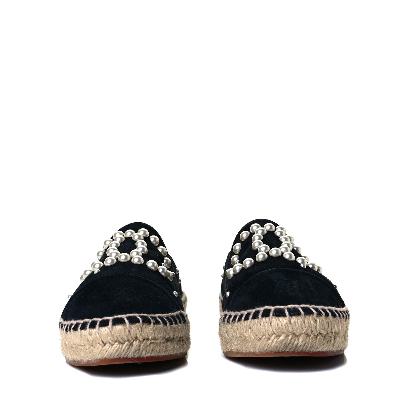 Suede Pearl CC Espadrilles 37 Black