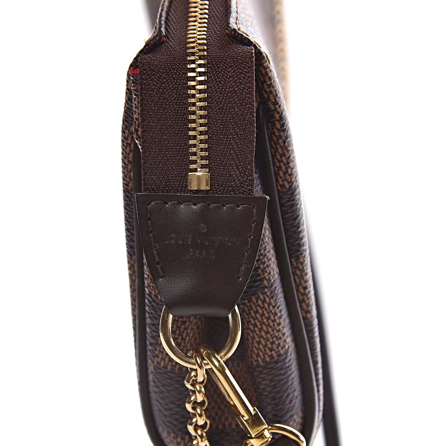 Louis Vuitton Damier Ebene Eva Clutch 6 of 10