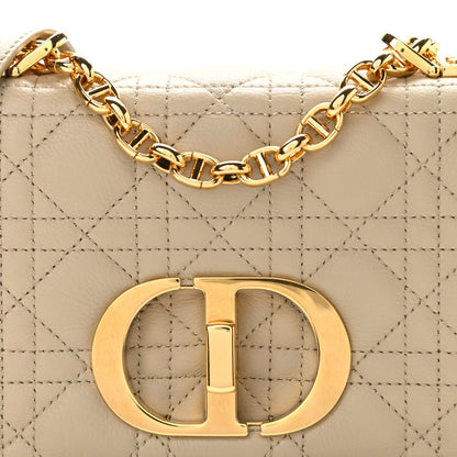 Christian Dior Calfskin Cannage Small Caro Bag Beige 8 of 10
