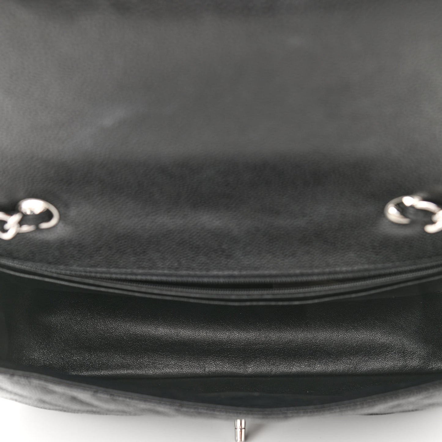 Caviar Quilted Jumbo Single Flap Black