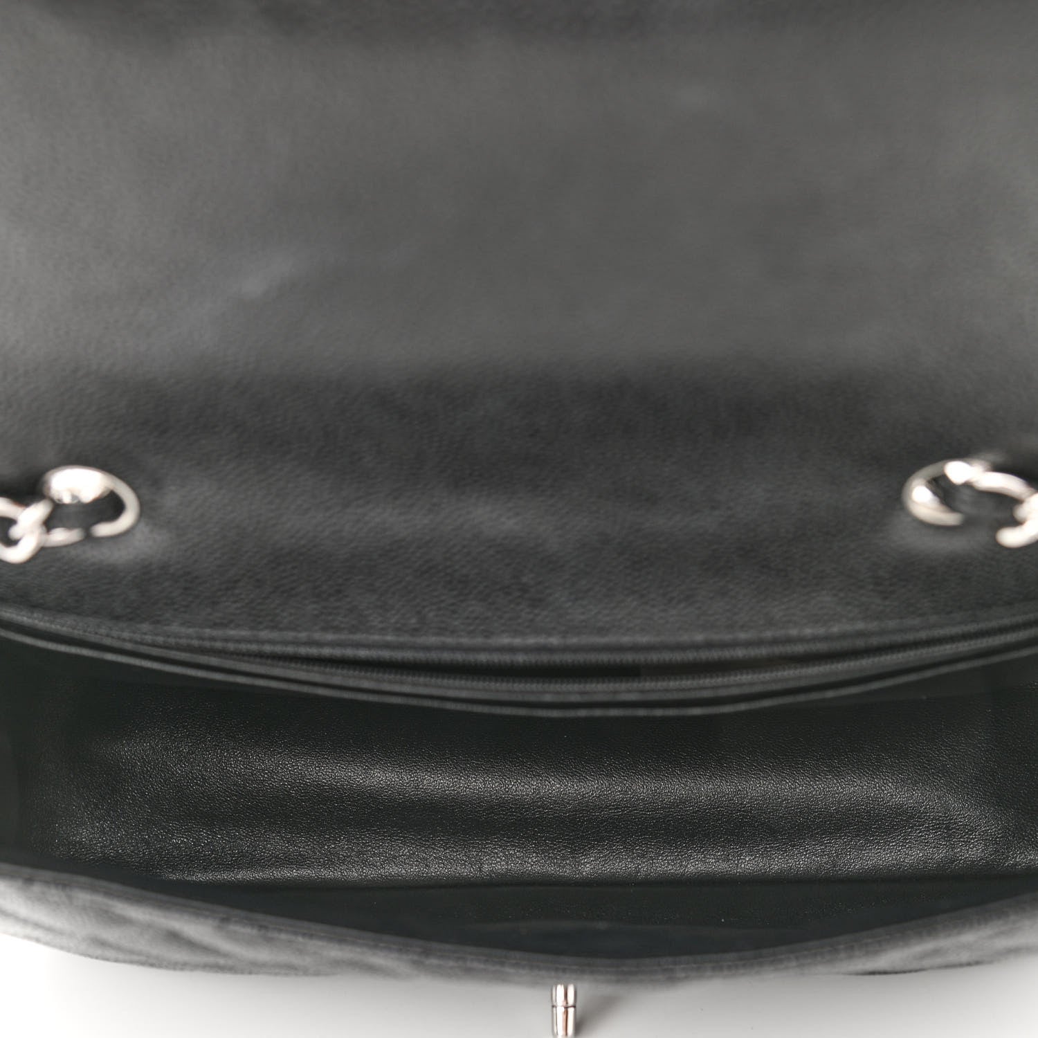 Chanel Caviar Quilted Jumbo Single Flap Black 5 of 10