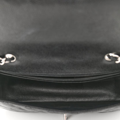 Chanel Caviar Quilted Jumbo Single Flap Black 5 of 10