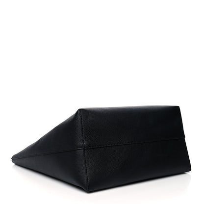 Alexander McQueen Grained Calfskin Skull Open Shopper Tote Black 5 of 13