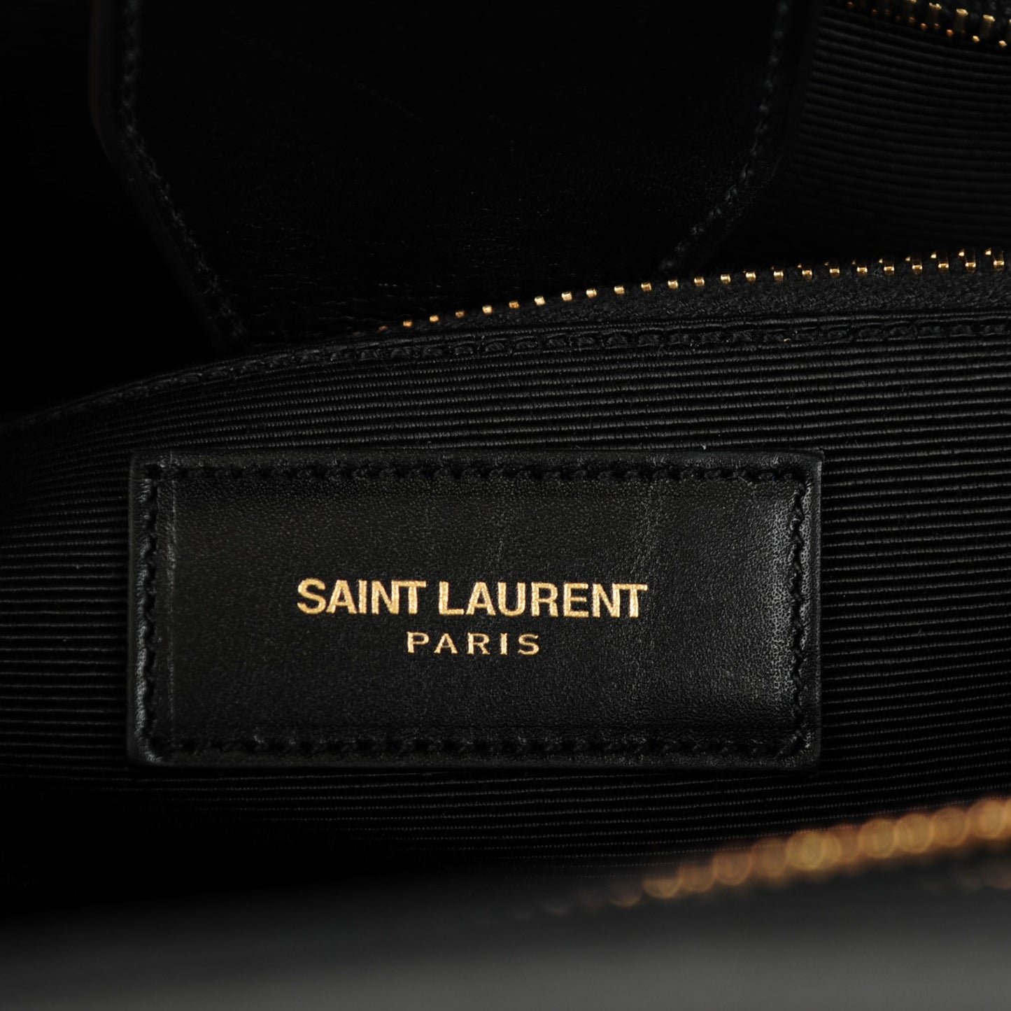 Soft Calfskin Monogram Cassandre Shopper Black