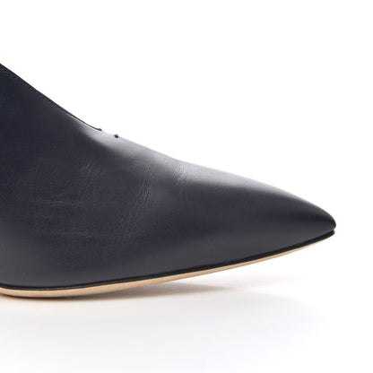 Jimmy Choo Calfskin Lark 65 Ankle Strap Pumps 37.5 Navy Blue 10 of 16