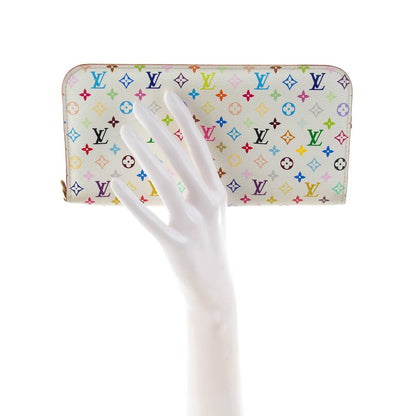 Louis Vuitton Monogram Multicolor Insolite Wallet White Eglantine 2 of 9