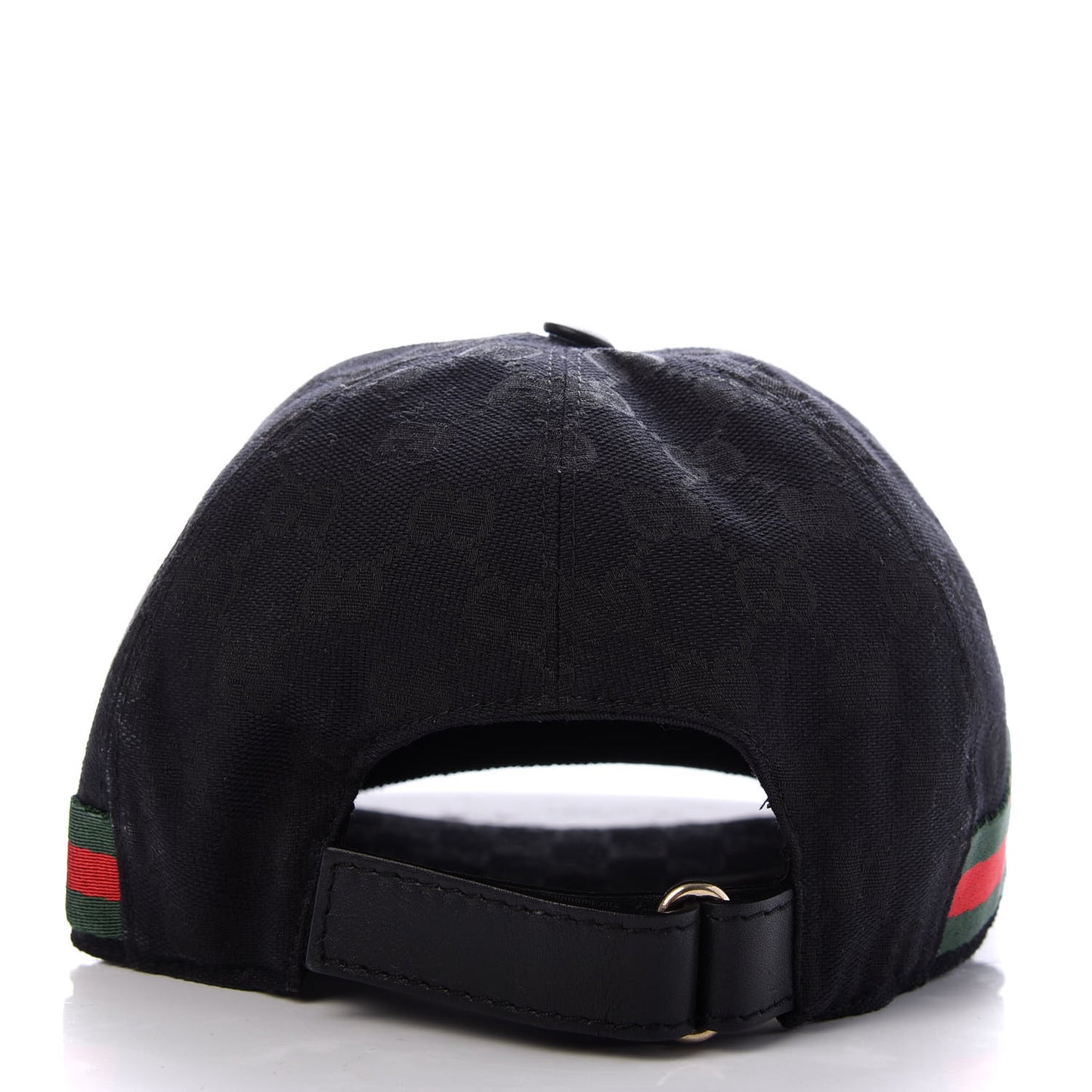 Monogram Web Baseball Hat M Black