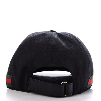Gucci Monogram Web Baseball Hat M Black 5 of 8