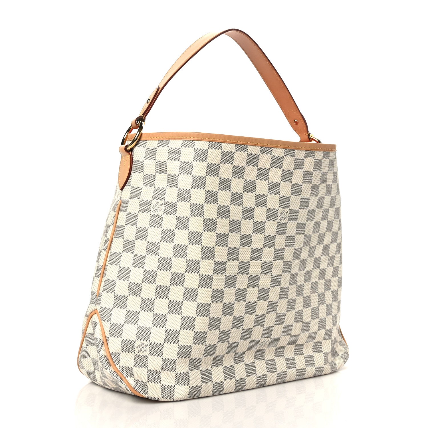 Louis Vuitton Damier Azur Delightful MM Pink 3 of 8