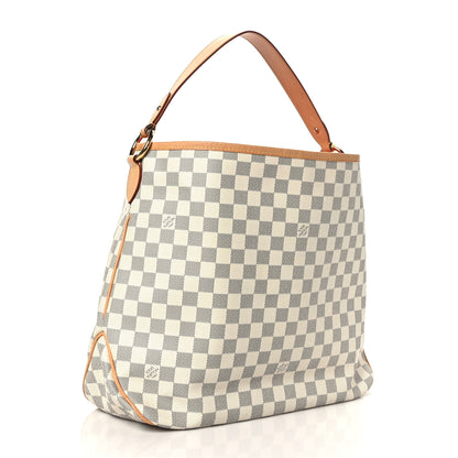 Louis Vuitton Damier Azur Delightful MM Pink 3 of 8