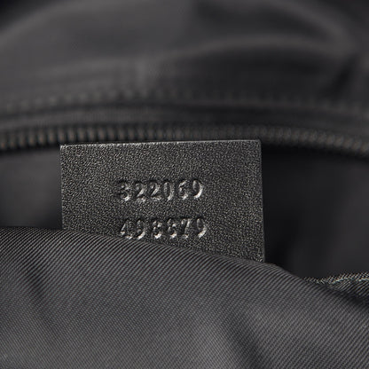 Gucci GG Supreme Monogram Medium Day Backpack Grey Black 9 of 9