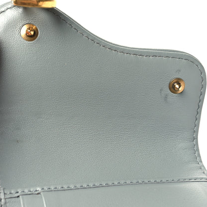 Christian Dior Oblique Saddle Lotus Wallet Grey 11 of 12