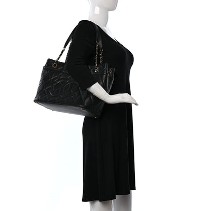 Chanel Caviar Quilted Timeless CC Soft Tote Black 2 of 10