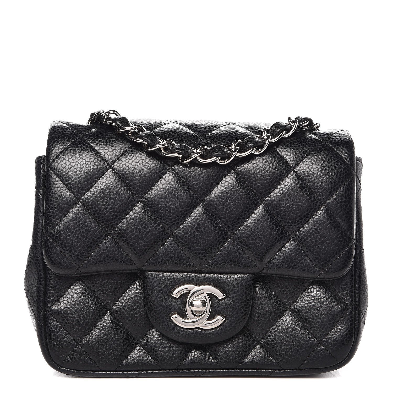 Chanel Caviar Quilted Mini Square Flap Black 1 of 9