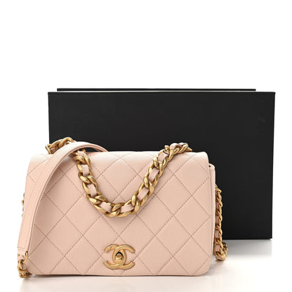 Chanel Caviar Quilted Small Fashion Therapy Flap Bag Beige 12 of 12